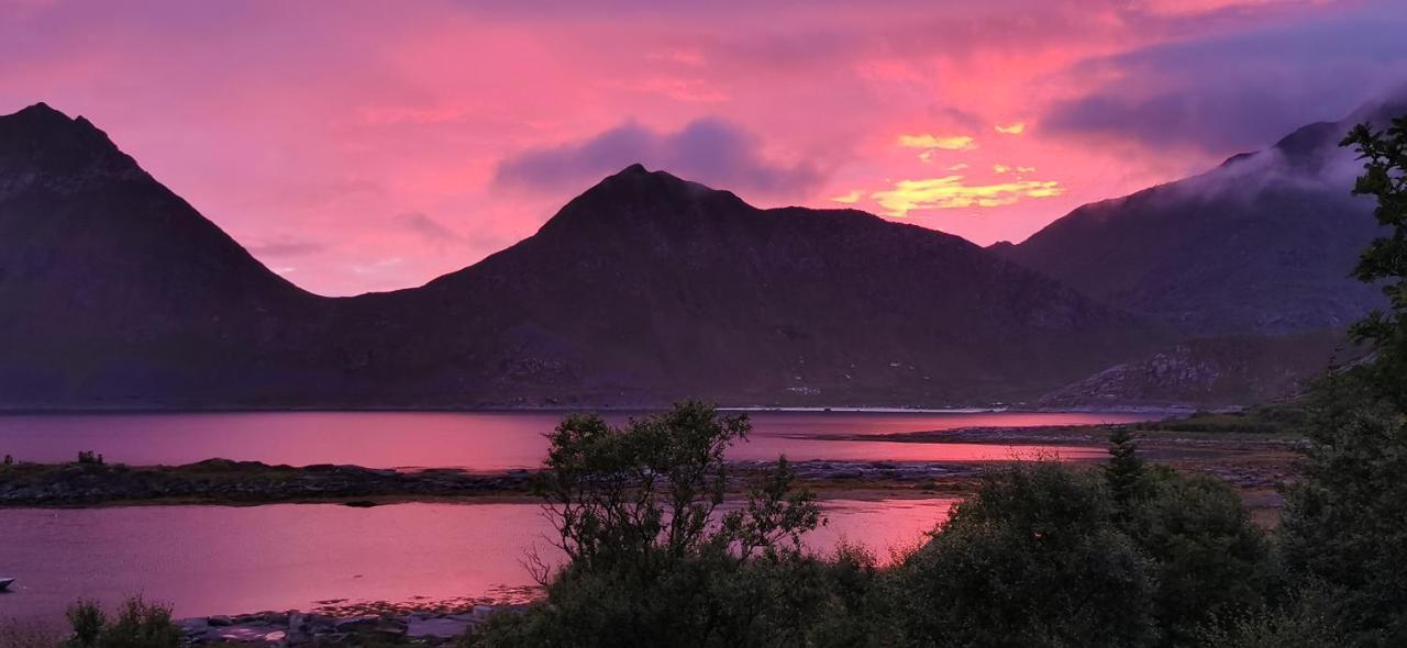 Mannen Panorama Lofoten Offersoya Bagian luar foto