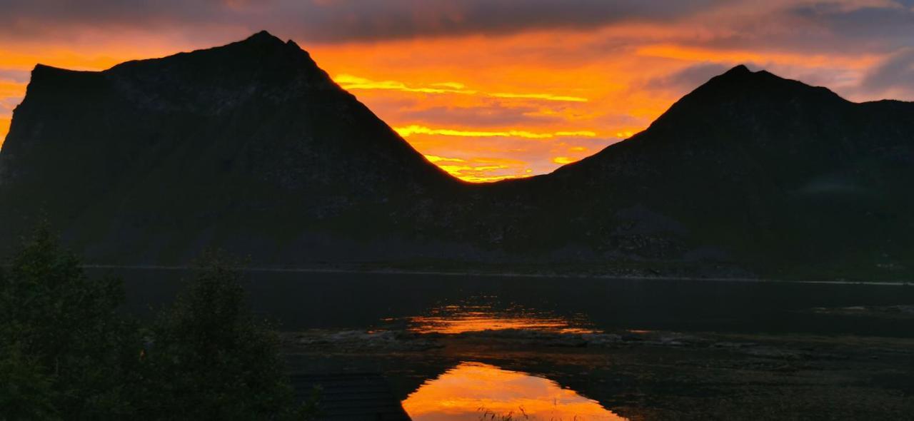 Mannen Panorama Lofoten Offersoya Bagian luar foto